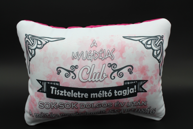 Párna'A nyugdíjas club/pink'