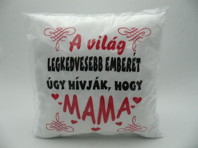 A világ...mama párna