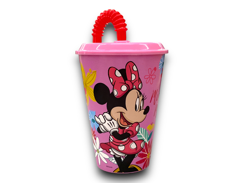Szívószálas pohár 430ml 74430