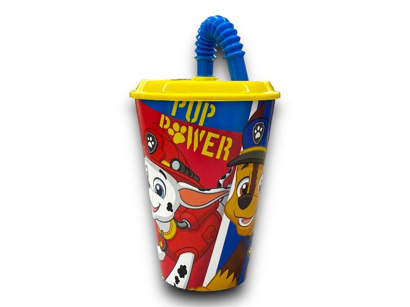Szívószálas pohár 430ml 74630