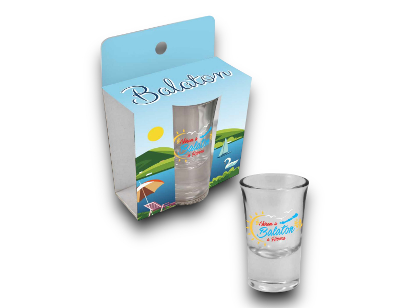 Pálinkáspohár'Balaton a Rivera