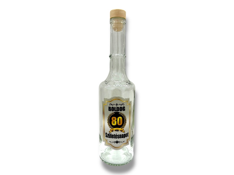 Pálinkás üveg 500ml(80)