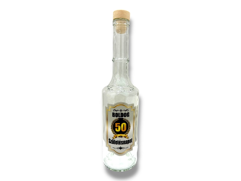 Pálinkás üveg 500ml(50)