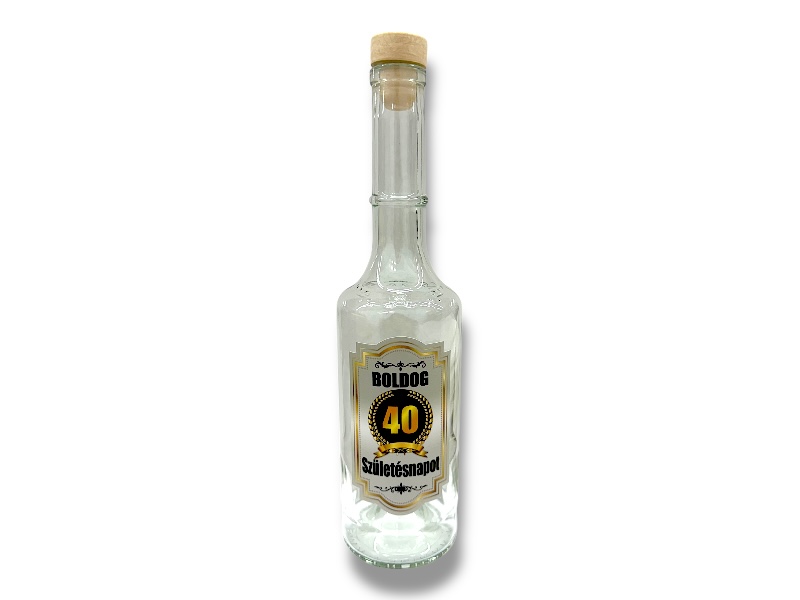 Pálinkás üveg 500ml(40)