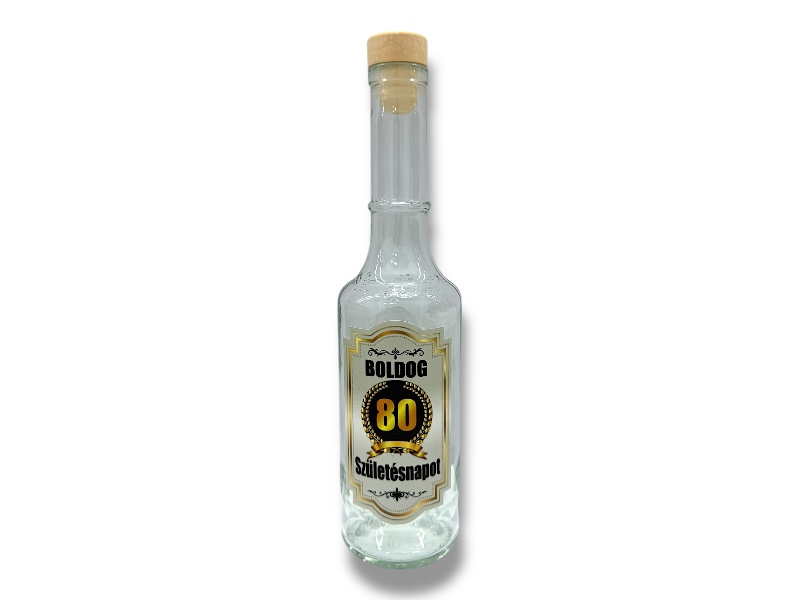 Pálinkás üveg 350ml(80)