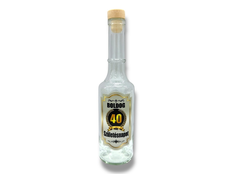 Pálinkás üveg 350ml(40)