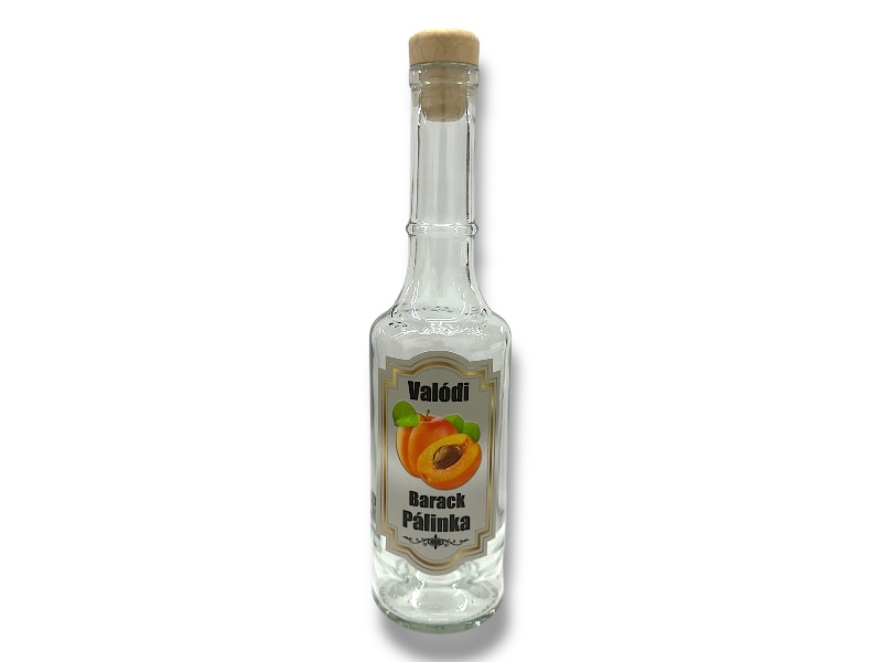 Pálinkásüveg 0,35l Barack