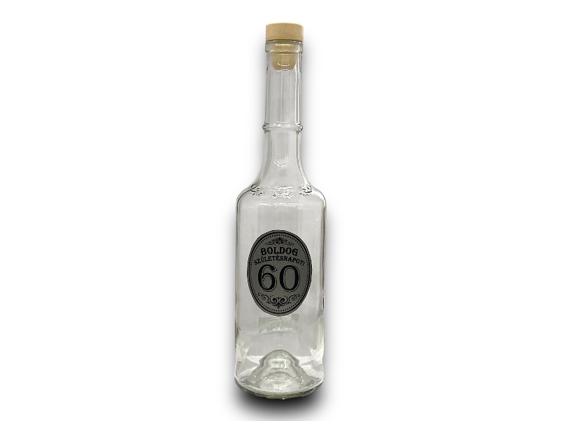 Pálinkás üveg/Születésnap 60