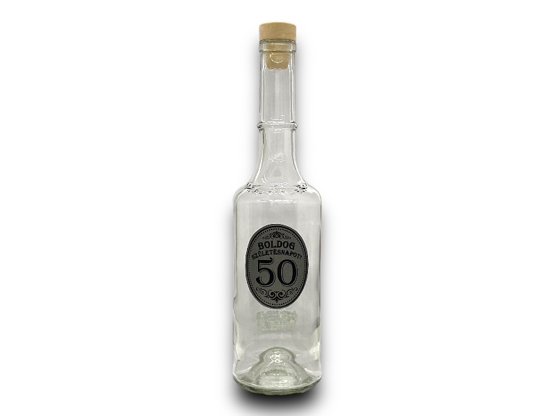 Pálinkás üveg/Születésnap 50