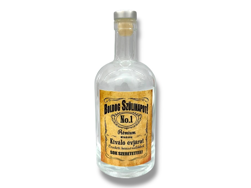 Üveg QMP-500ml Születésnap
