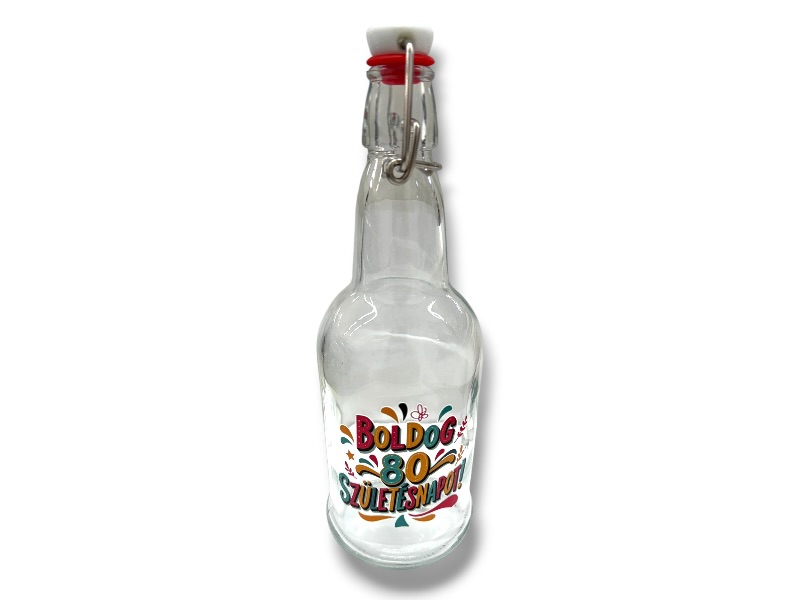 Dísz üveg 916K-500ml (80)