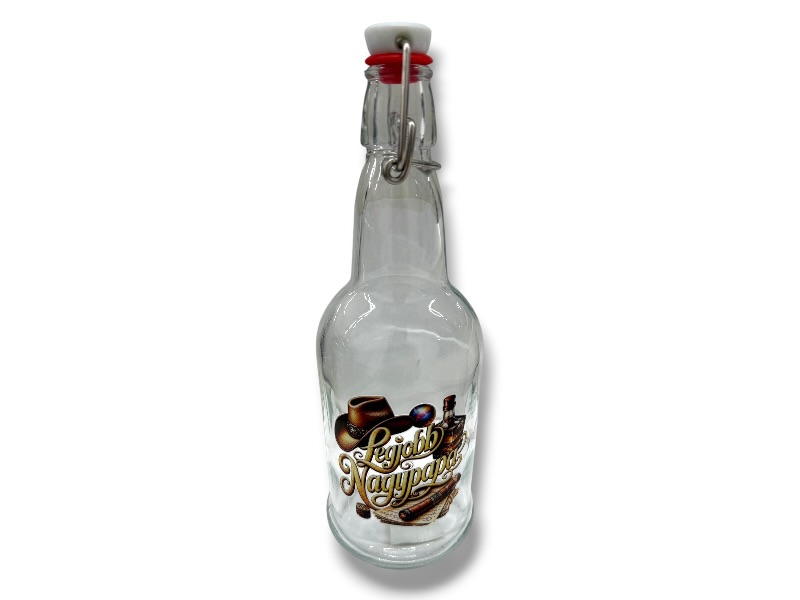 Dísz üveg 916K-500ml Nagypapa