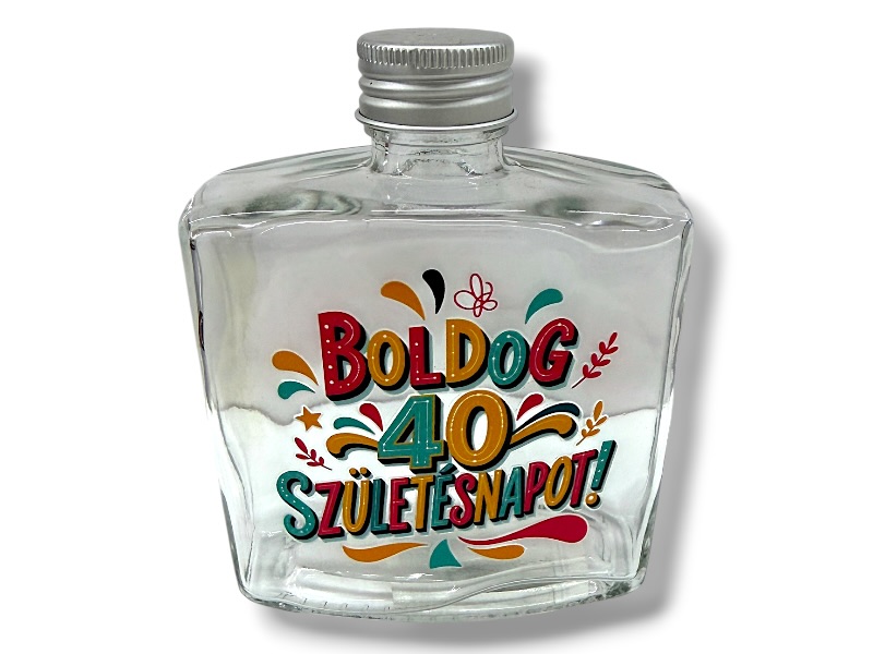 Dísz üveg BFJP-250ml (40)