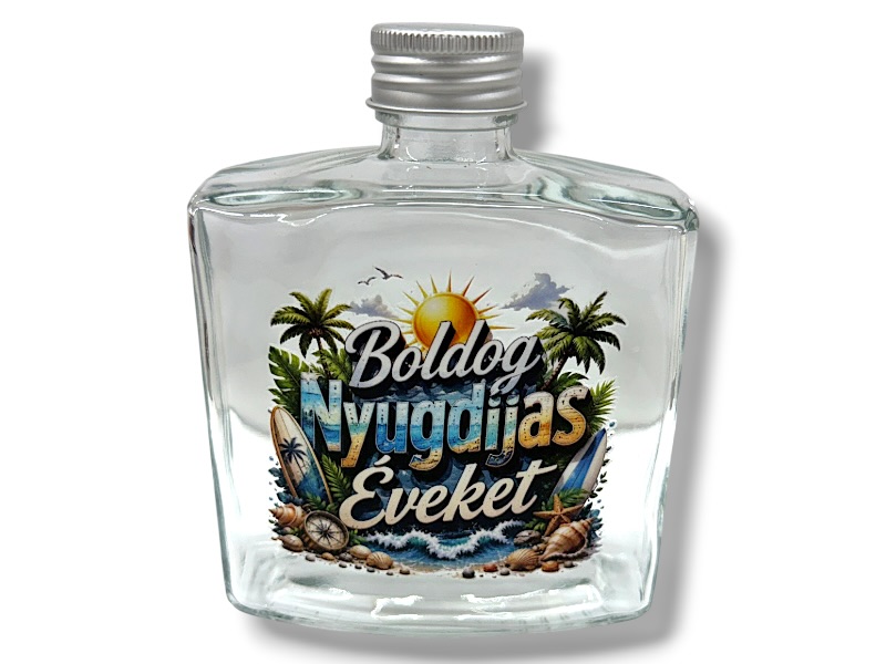 Dísz üveg BFJP-250ml Nyugdíjas