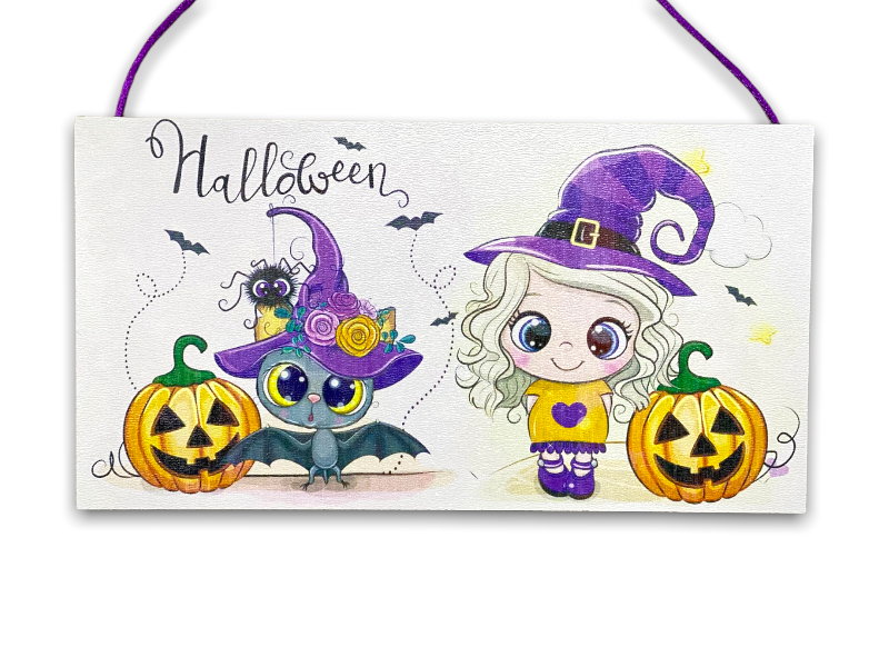 Fatábla N.Halloween/kislány