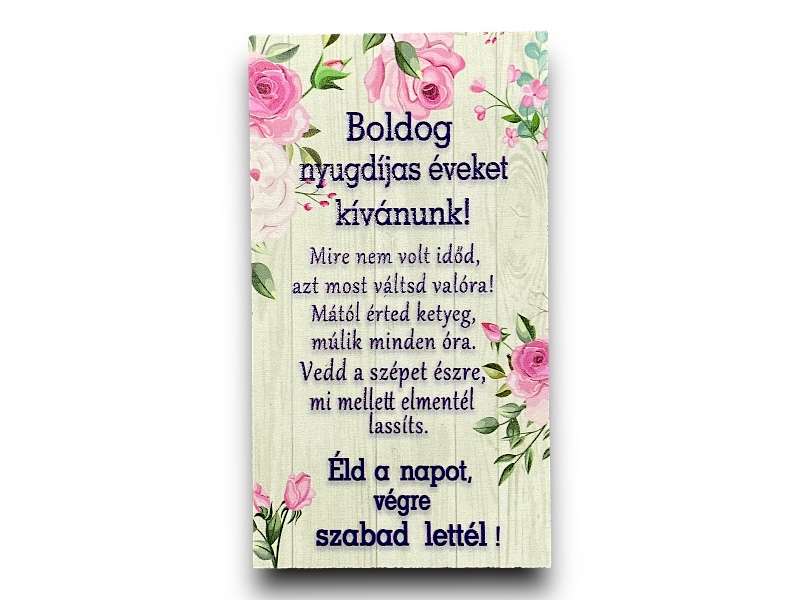 Hűtőmágnes nyugdíjas 27.